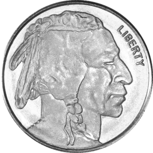 1/10 oz Silver Round Buffalo Highland Mint BU